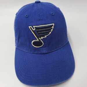 St Louis Blues Hat Strapback OTS Blue NHL Hockey Logo Cotton Casual Dad Men